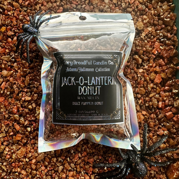 Jack-O-Lantern Donut Sizzling Room Salt Potpourri: Dulce Pumpkin Donut Scent - Picture 5 of 10